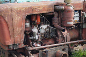 old tractor
