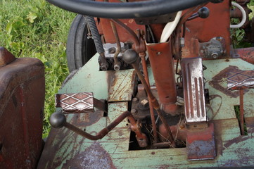 old tractor