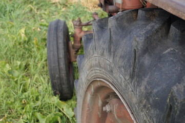 old tractor