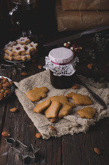 Homemade christmas cookies vintage style
