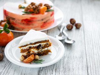 Sweet carrot cake