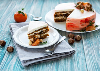 Sweet carrot cake
