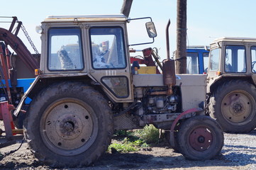 old tractor
