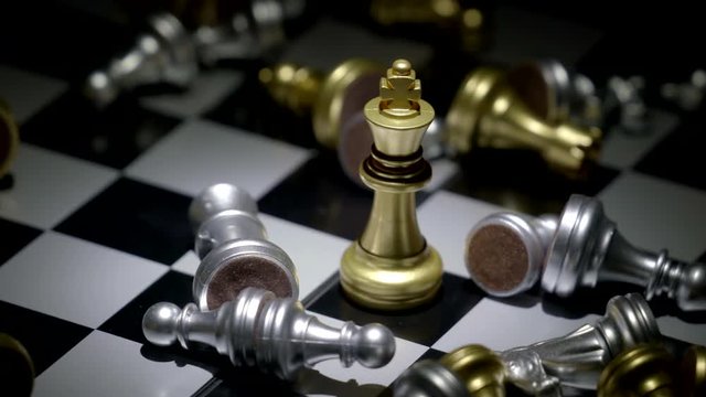 chess board game concept for competition and strategy