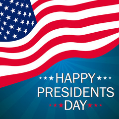 Fototapeta na wymiar Happy Presidents Day Background. Happy Presidents Day greating card.