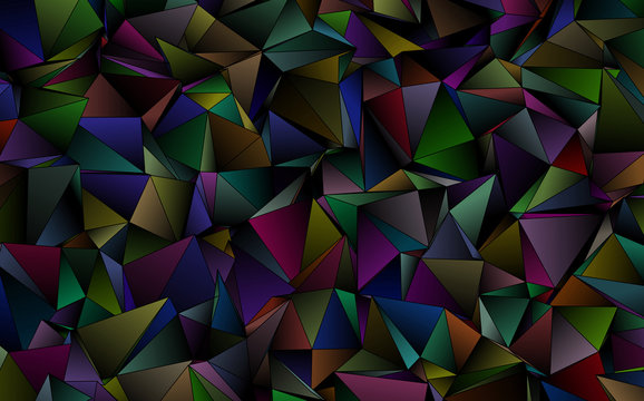 Triangular 3d, modern background