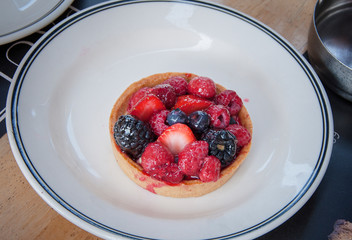 Rustic berry tartlet 