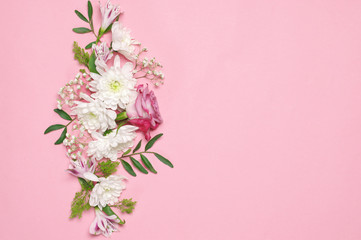 Naklejka na ściany i meble Romantic floral background