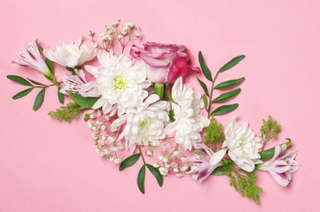 Romantic floral background