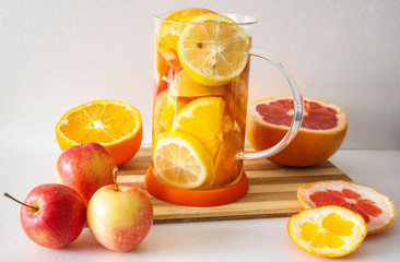 Fresh and healthy vitamin C tea