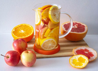 Fresh and healthy vitamin C tea