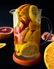 Fresh and healthy vitamin C tea