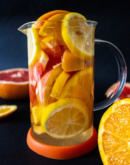 Fresh and healthy vitamin C tea