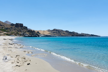 Naklejka na ściany i meble Crete. The Beach Of Damnoni
