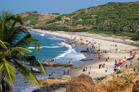 Vagator Beach in North Goa