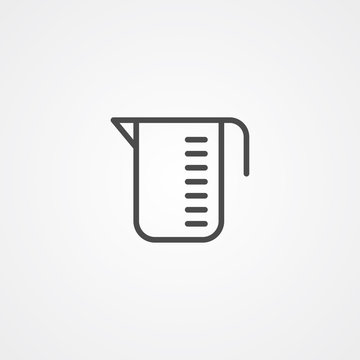 244-chemical Measuring Cup Vector Icon Graphic by immut07 · Creative Fabrica