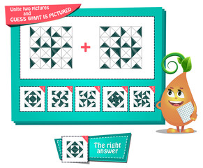  iq educational game two pictures