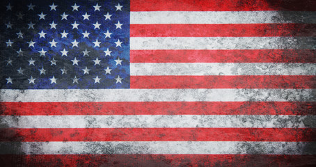 Grunge USA Flag