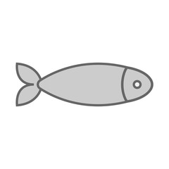 Fish. Vector icon.
