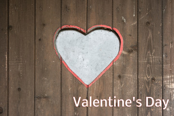Valentine's Day Wooden Heart Template