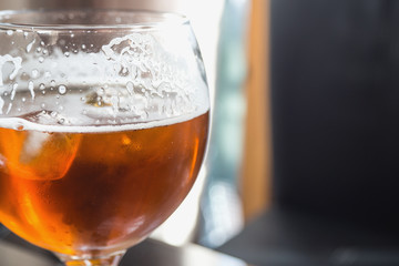 Pint of Ale is traditional English beer