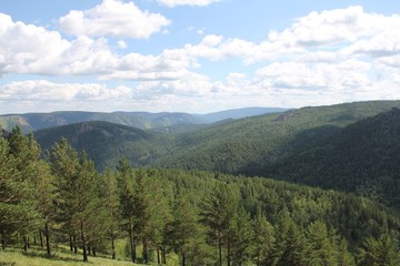 landscape in the mountains
