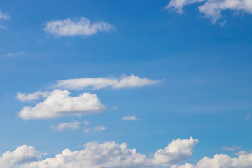 blue sky with clouds background