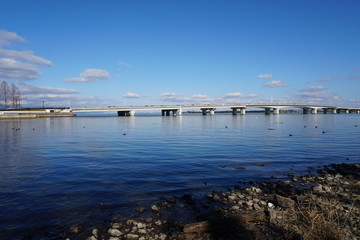 Obraz premium 琵琶湖近江大橋