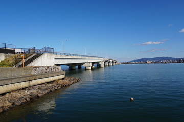 Fototapeta na wymiar 琵琶湖近江大橋