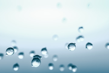 transparent dew background, 3d rendering