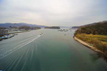 Fototapeta na wymiar Katakami bay in Japan