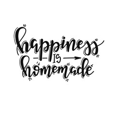Hand drawn typography poster. Conceptual handwritten phrase Home and Family T shirt hand lettered calligraphic design. Inspirational vector