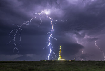 Lightning and drilling