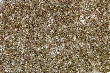 Sponge Foam Texture Macro Background. Abstract background of a thin layer of foam rubber. Translucent material. Fibers