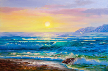painting seascape