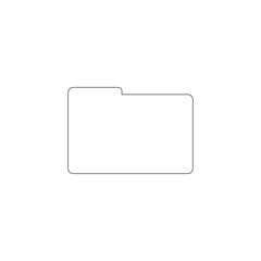 Folder. flat vector icon