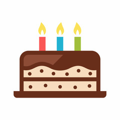 Birthday cake icon
