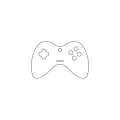 joystick. flat vector icon