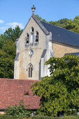 Fototapeta premium Church of Saint Catherine in Carlux. Dordogne valley, Aquitaine, France