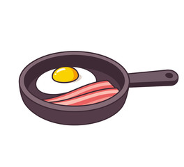 Fried egg and bacon