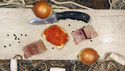 tasty fish after a successful fishing trip