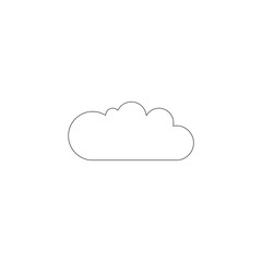 Cloud. flat vector icon