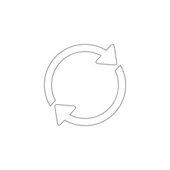 Recycle. flat vector icon