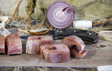 tasty fish after a successful fishing trip