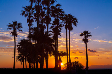 逗子マリーナの夕焼け