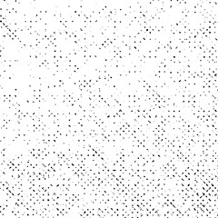 Grunge Texture on White Background, Black Abstract Dotted Vector, Halftone Dust Design