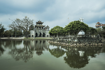 French Main church at Kim Son Village, Ninh Binh Province, Vietnam