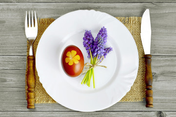 Easter table setting