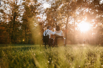 Obraz premium inclusive wedding for people with disabilities