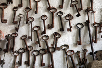 Collection of old keys